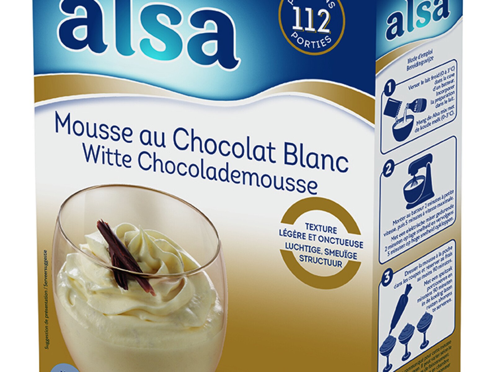 schreeuw klem radicaal Alsa Witte Chocolade Mousse mix
